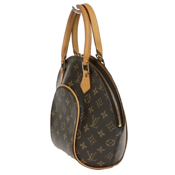 LOUIS VUITTON LV Logo Ellipse PM Hand Bag Monogram Leather Brown - Picture 5 of 15